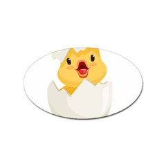 Cute Chick Sticker Oval (100 Pack) by RuuGallery10