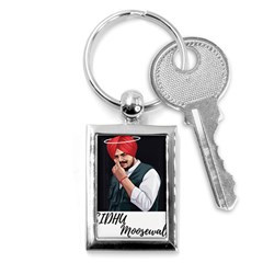 Moosewala Key Chain (rectangle) by Mayank