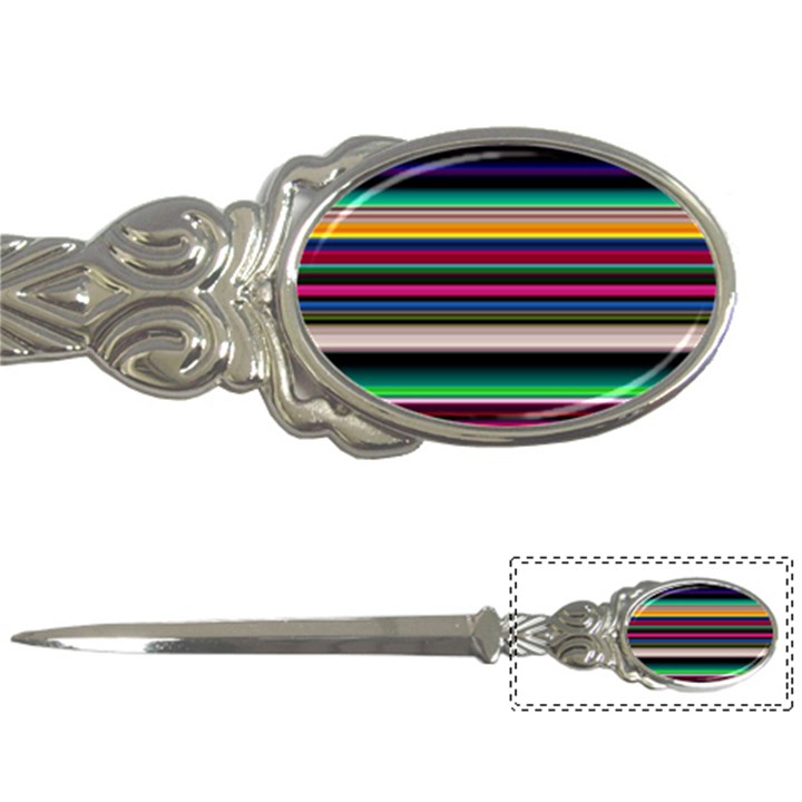 Horizontal Lines Colorful Letter Opener