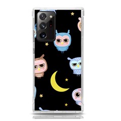 Cute-owl-doodles-with-moon-star-seamless-pattern Samsung Galaxy Note 20 Ultra Tpu Uv Case by pakminggu