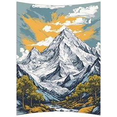 Nature Mountains Landscape Forest Back Support Cushion by Ravend