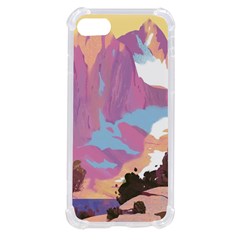 Pink Mountains Grand Canyon Psychedelic Mountain Iphone Se by uniart180623