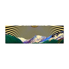 Surreal Art Psychadelic Mountain Sticker Bumper (10 Pack) by uniart180623