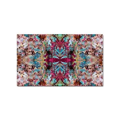 Blended Arabesque Sticker (rectangular) by kaleidomarblingart