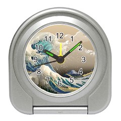 Japanese Wave Travel Alarm Clock by Cowasu