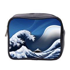 The Great Wave Off Kanagawa Mini Toiletries Bag (two Sides) by pakminggu