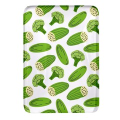 Vegetable Pattern With Composition Broccoli Rectangular Glass Fridge Magnet (4 Pack) by pakminggu