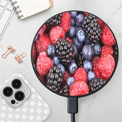 Berries-01 Wireless Fast Charger(black) by nateshop