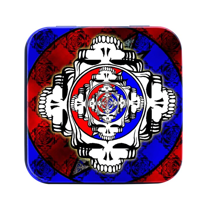 The Grateful Dead Square Metal Box (Black)