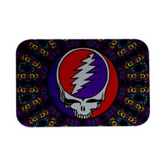 Gratefuldead Grateful Dead Pattern Open Lid Metal Box (silver)   by Cowasu