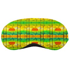 Birds-beach-sun-abstract-pattern Sleep Mask by Bedest