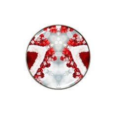 Christmas-background-tile-gifts Hat Clip Ball Marker (4 Pack) by Bedest