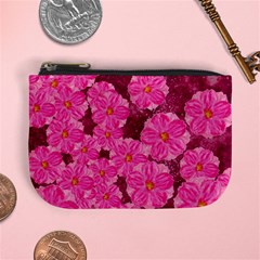 Cherry-blossoms-floral-design Mini Coin Purse by Bedest