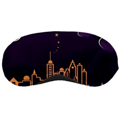 Skyscraper Town Urban Towers Sleep Mask by pakminggu