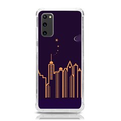 Skyscraper Town Urban Towers Samsung Galaxy S20 6 2 Inch Tpu Uv Case by pakminggu