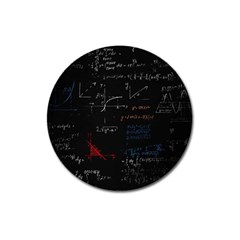 Math Mathematics Pattern Magnet 3  (round) by pakminggu