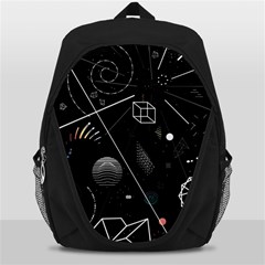 Future Space Aesthetic Math Backpack Bag by pakminggu