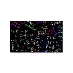 Mathematics  Physics Maths Math Pattern Sticker (rectangular) by pakminggu