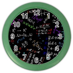 Mathematics  Physics Maths Math Pattern Color Wall Clock by pakminggu