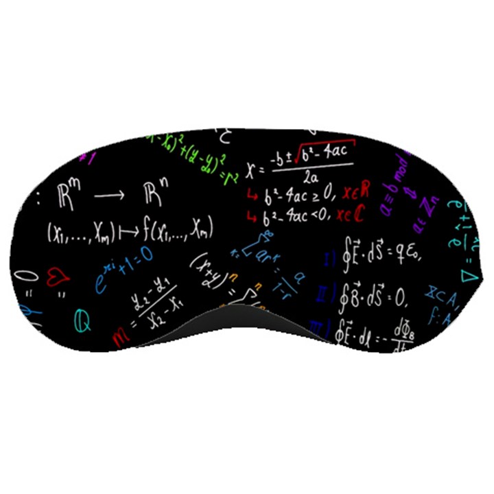 Mathematics  Physics Maths Math Pattern Sleep Mask