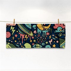 Alien Ocket Space Aesthetic Pattern Hand Towel by pakminggu