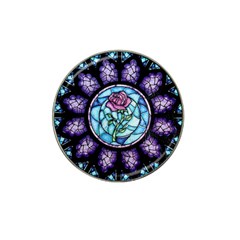 Cathedral Rosette Stained Glass Beauty And The Beast Hat Clip Ball Marker (4 Pack) by Cowasu