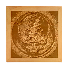 Grateful Dead Logo Wood Photo Frame Cube by Cowasu