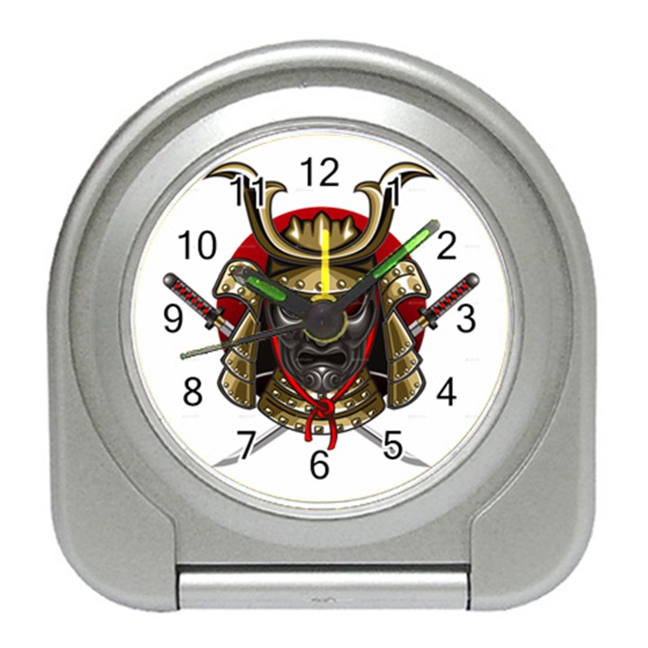 Samurai Katana Warrior Travel Alarm Clock