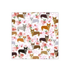 Corgis Corgi Pattern Satin Bandana Scarf 22  X 22  by Cowasu