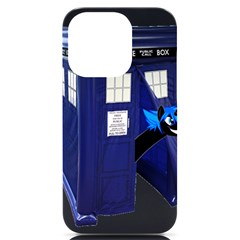 Tardis-doctor-who Iphone 14 Pro Black Uv Print Case by Cowasu