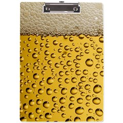 Beer Bubbles A4 Acrylic Clipboard by Cowasu