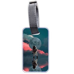 Astronaut-moon-space-nasa-planet Luggage Tag (two Sides) by Cowasu