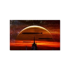 Science-fiction-digital-illustration Sticker Rectangular (10 Pack) by Cowasu