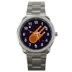 Meteor-meteorite-space-comet Sport Metal Watch by Cowasu