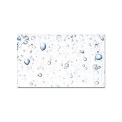 Blue Oxygen-bubbles-in-the-water Sticker Rectangular (100 Pack) by Sarkoni