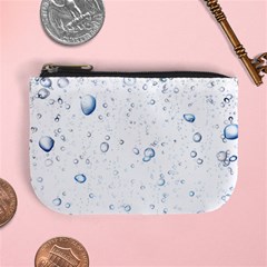 Blue Oxygen-bubbles-in-the-water Mini Coin Purse by Sarkoni