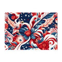 America Pattern Crystal Sticker (a4) by Valentinaart