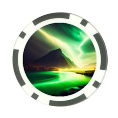 Aurora Lake Neon Colorful Poker Chip Card Guard (10 Pack) by Bangk1t