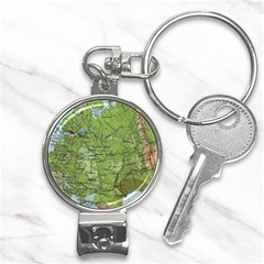 Map Earth World Russia Europe Nail Clippers Key Chain by Bangk1t