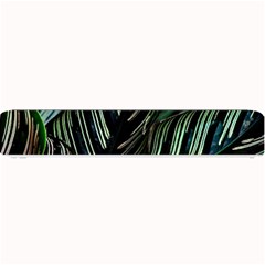 Calathea Leaves Strippe Line Small Bar Mat by Ravend