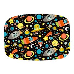 Space Pattern Mini Square Pill Box by Bedest