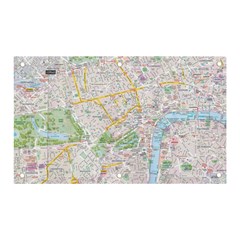 London City Map Banner And Sign 5  X 3  by Bedest