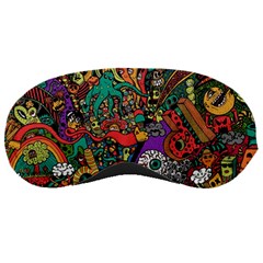 Cute Cartoon Doodle Sleep Mask by Bedest