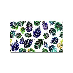 Leaves Watercolor Ornamental Decorative Design Sticker (rectangular) by Ravend