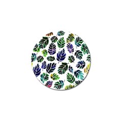 Leaves Watercolor Ornamental Decorative Design Golf Ball Marker (10 Pack) by Ravend