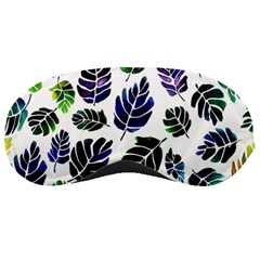 Leaves Watercolor Ornamental Decorative Design Sleep Mask by Ravend