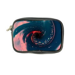 Fluid Swirl Spiral Twist Liquid Abstract Pattern Coin Purse by Ravend