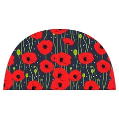 Background Poppies Flowers Seamless Ornamental Anti Scalding Pot Cap by Ravend