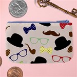 Moustache-hat-bowler-bowler-hat Large Coin Purse Back