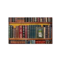 Books-library-bookshelf-bookshop Sticker Rectangular (10 Pack) by Ravend